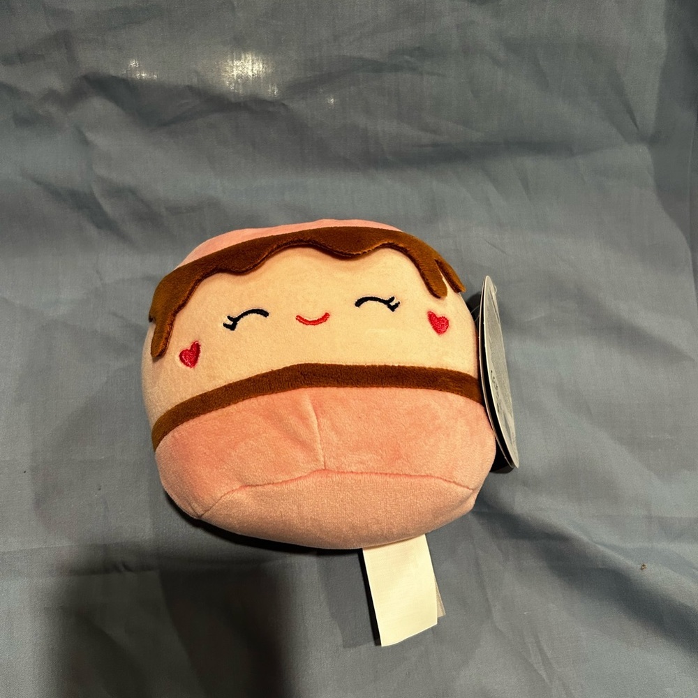 Squishmallows Pink and Brown Plush Jemma